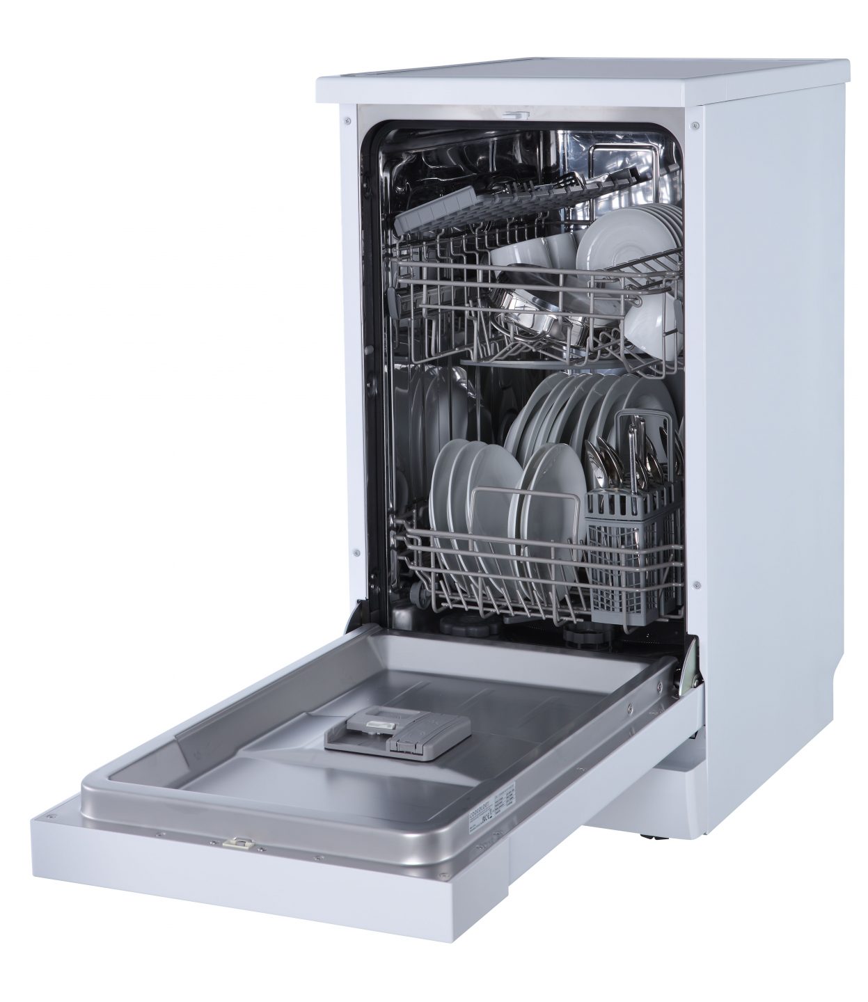 10 Place Settings Freestanding Slimline Dishwasher – White