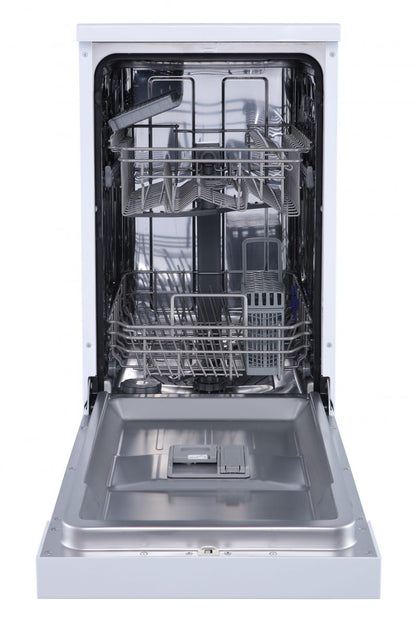 10 Place Settings Freestanding Slimline Dishwasher – White