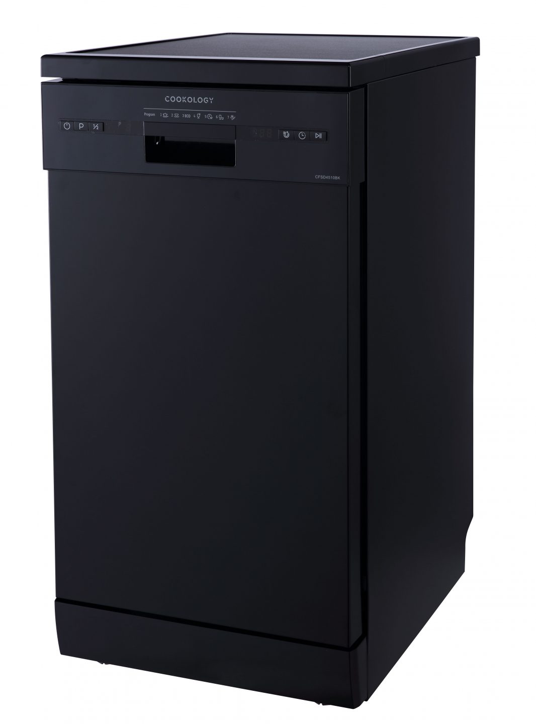 10 Place Settings Freestanding Dishwasher – Black