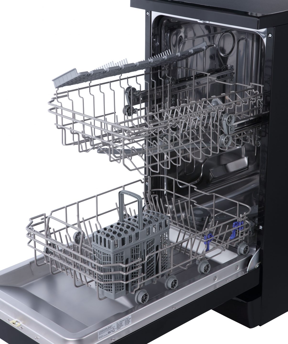 10 Place Settings Freestanding Dishwasher – Black