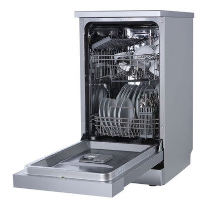 10 Place Settings Freestanding Slimline Dishwasher – Stainless Steel