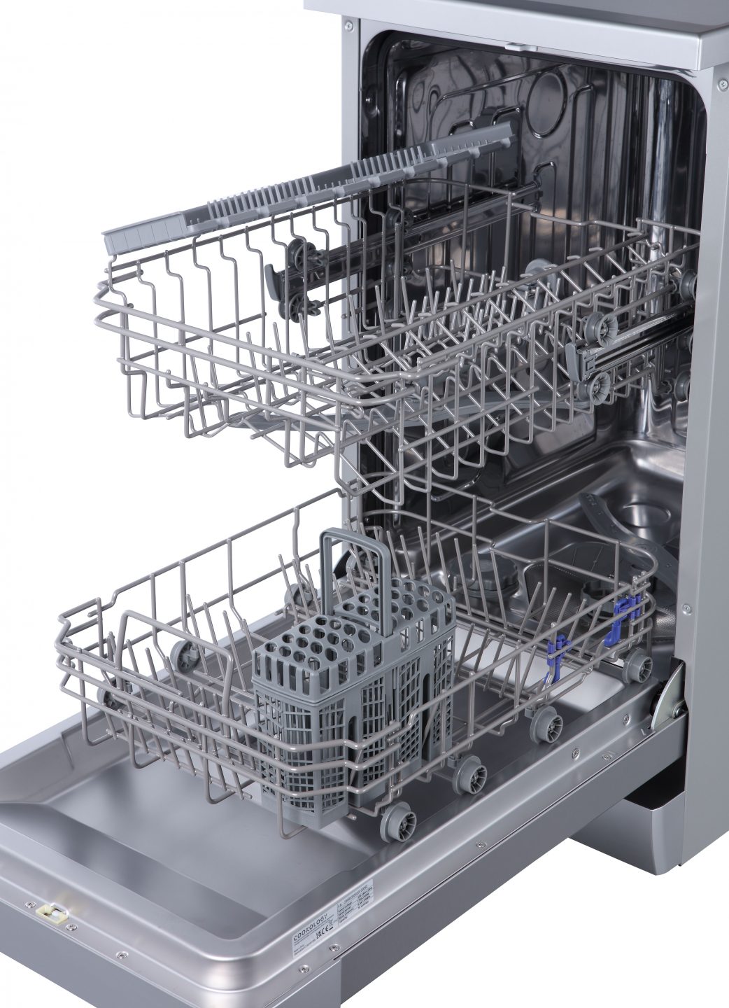 10 Place Settings Freestanding Slimline Dishwasher – Stainless Steel