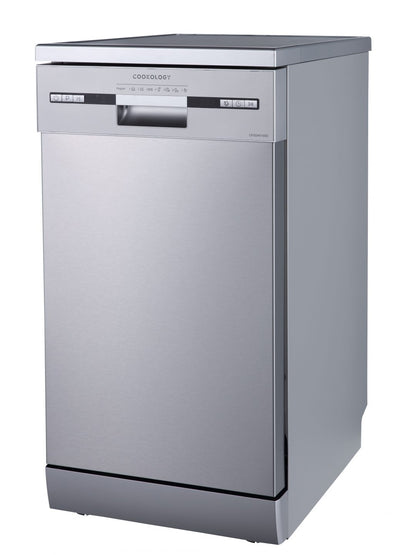 10 Place Settings Freestanding Slimline Dishwasher – Stainless Steel