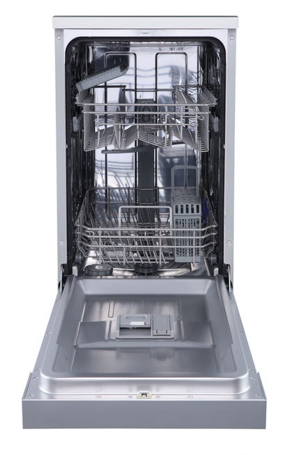 10 Place Settings Freestanding Slimline Dishwasher – Stainless Steel