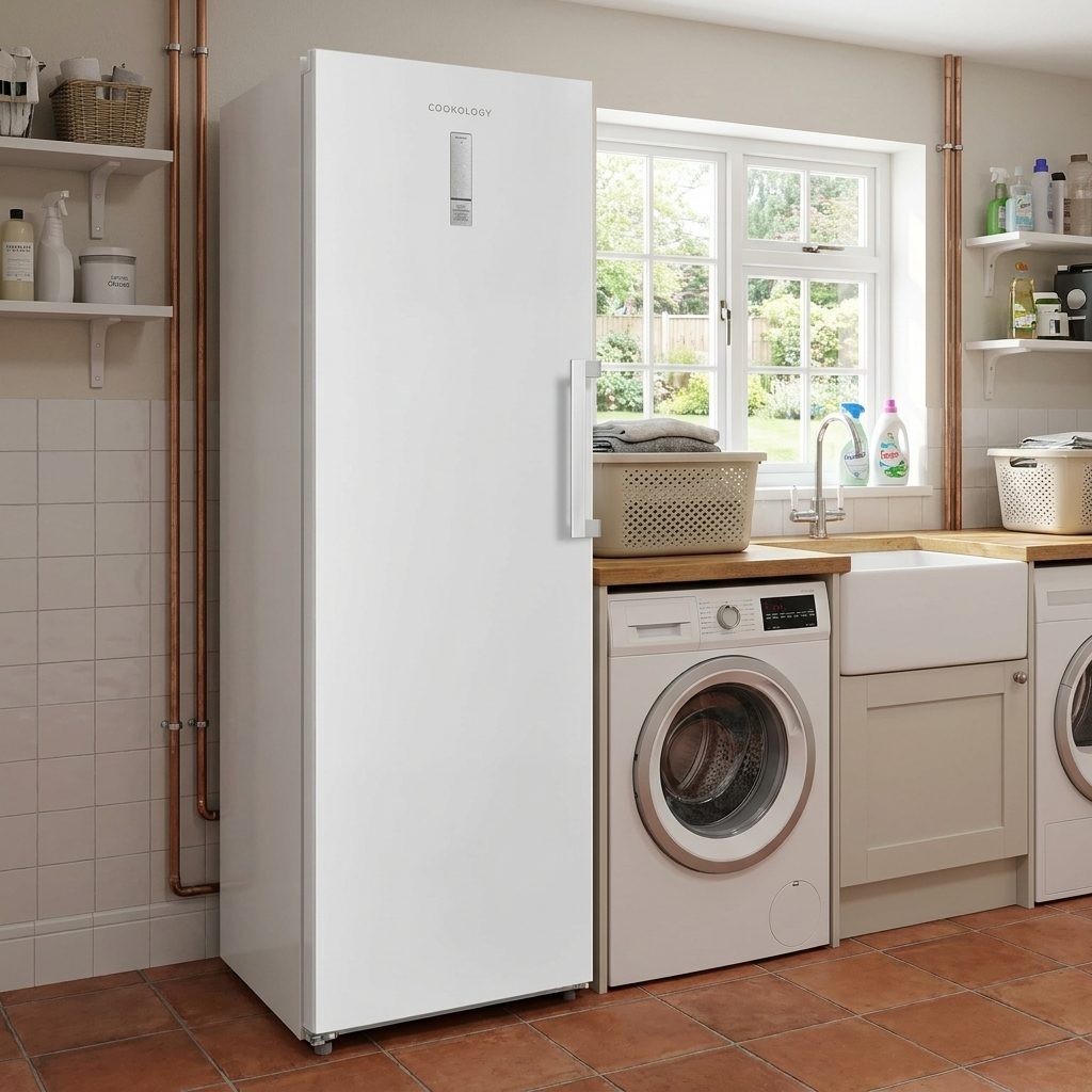 273L Tall Freestanding Freezer – White
