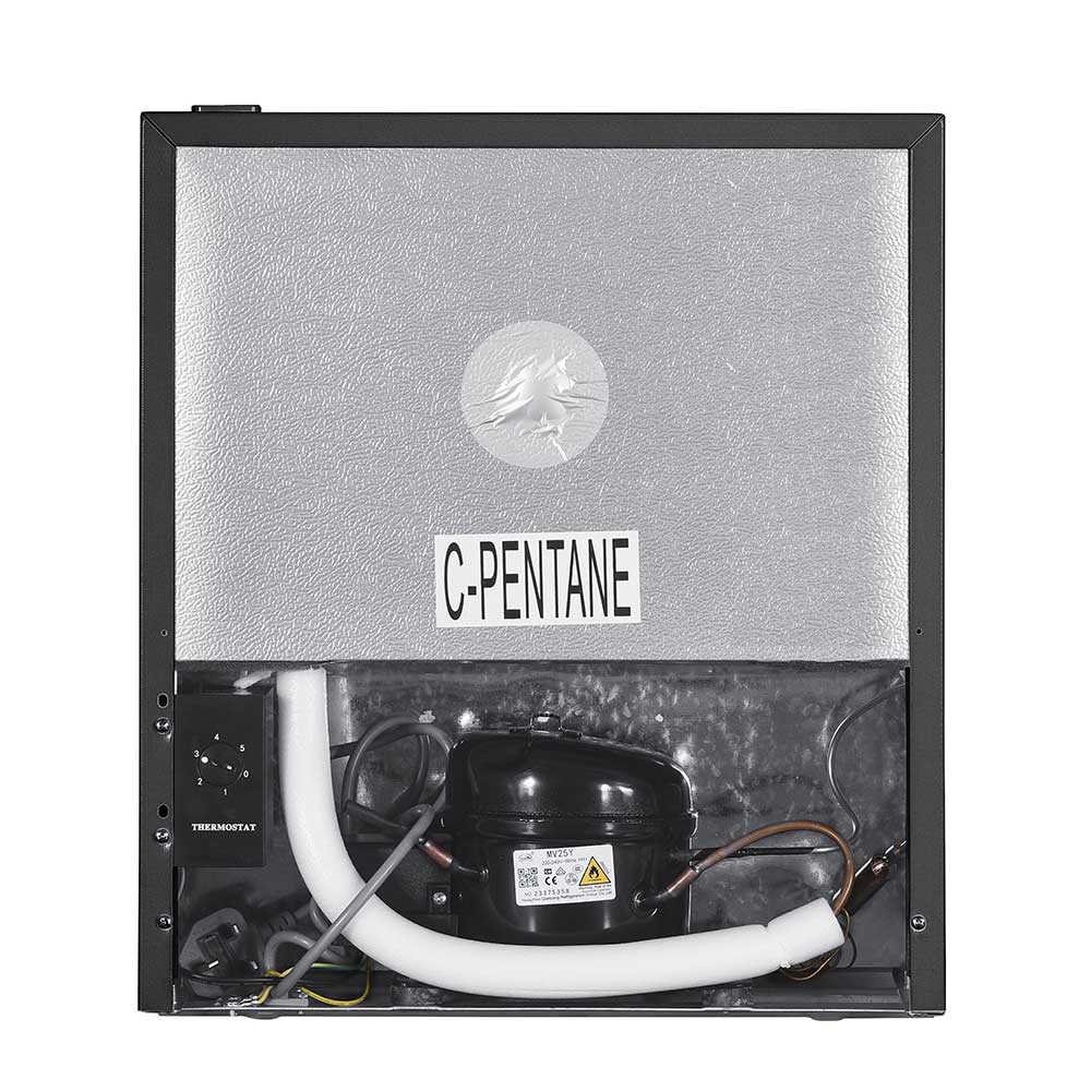 41L Table Top Mini Fridge with Chiller Box – Black