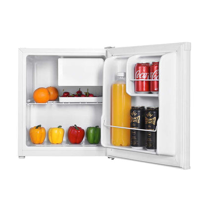 41L Table Top Mini Fridge with Chiller Box – White