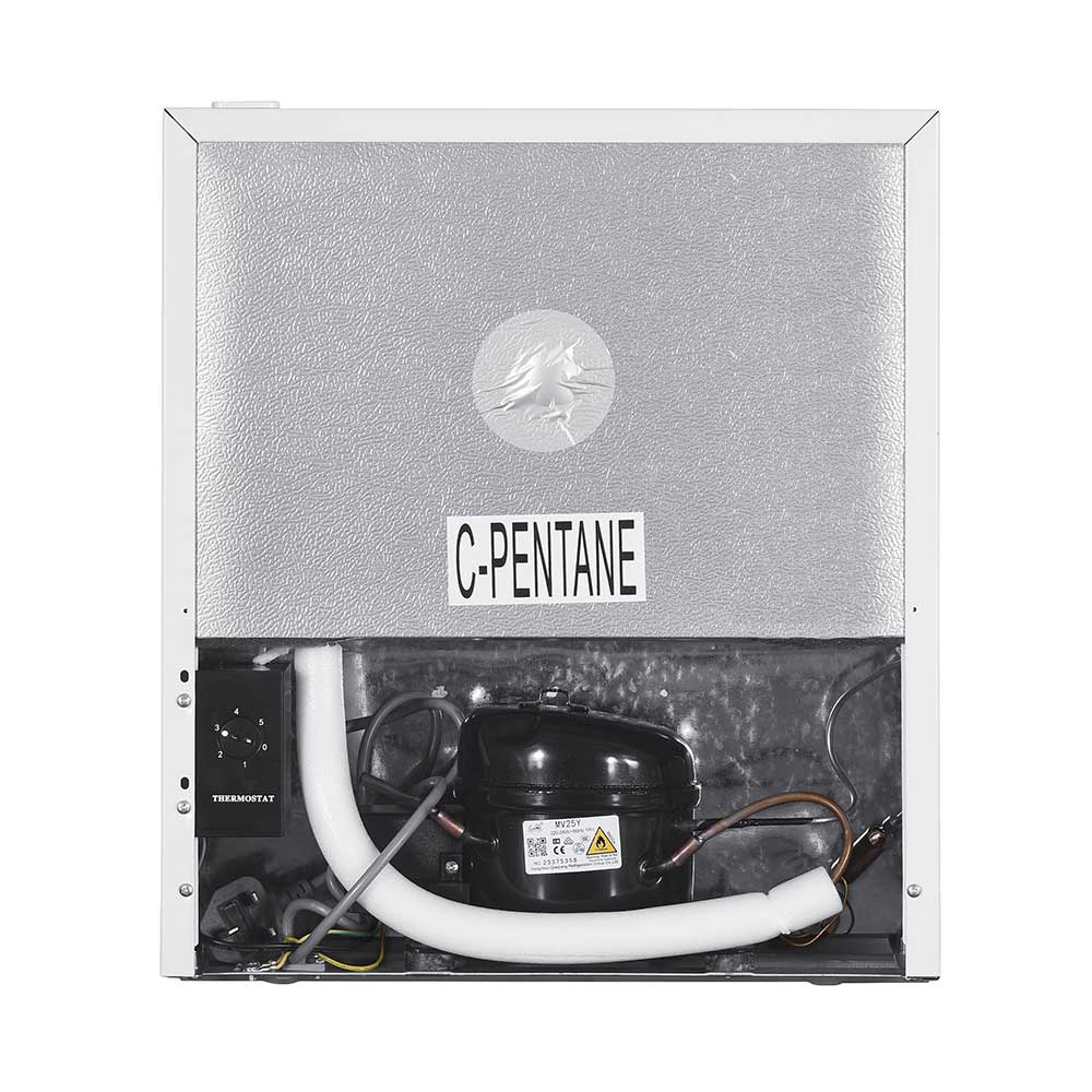 41L Table Top Mini Fridge with Chiller Box – White