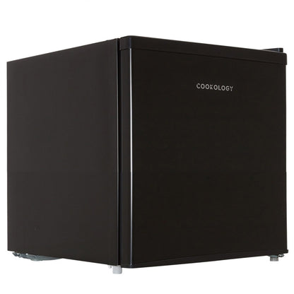 45L Table Top Mini Fridge with Chiller Box – Black