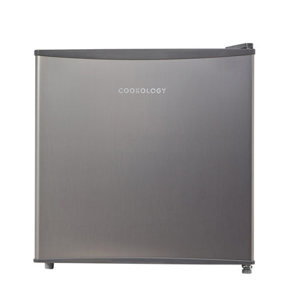 Mini table top fridge in stainless steel