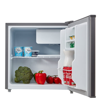 45L Table Top Mini Fridge with Chiller Box – Stainless Steel