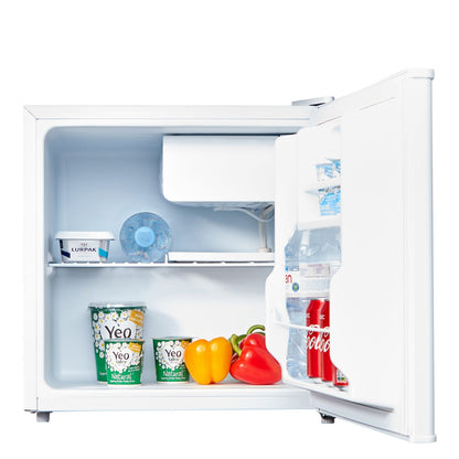 45L Table Top Mini Fridge with Chiller Box – White