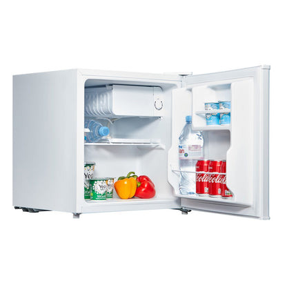 45L Table Top Mini Fridge with Chiller Box – White