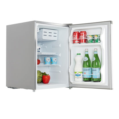 65L Table Top Mini Fridge with Chiller Box – Stainless Steel
