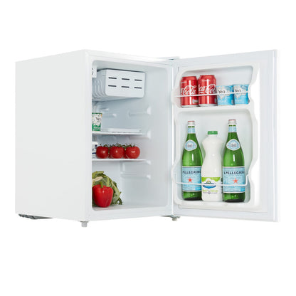 65L Table Top Mini Fridge with Chiller Box – White
