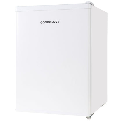 65L Table Top Mini Fridge with Chiller Box – White