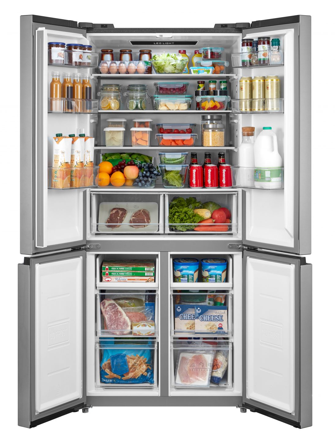 515L Freestanding Fridge Freezer 65/35 – Stainless Steel