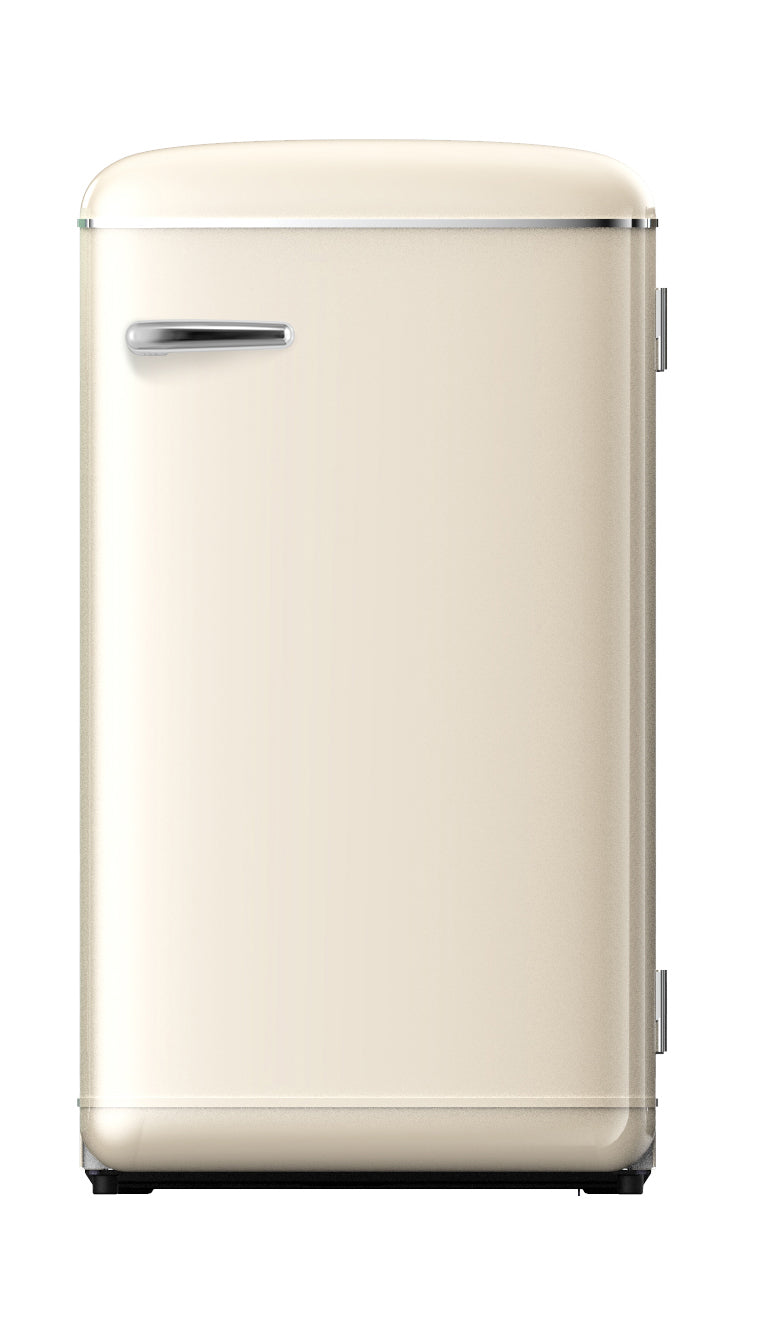 93L Retro Under Counter Fridge – Cream