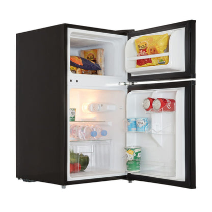 87L Freestanding Under Counter Fridge Freezer 70/30 – Black