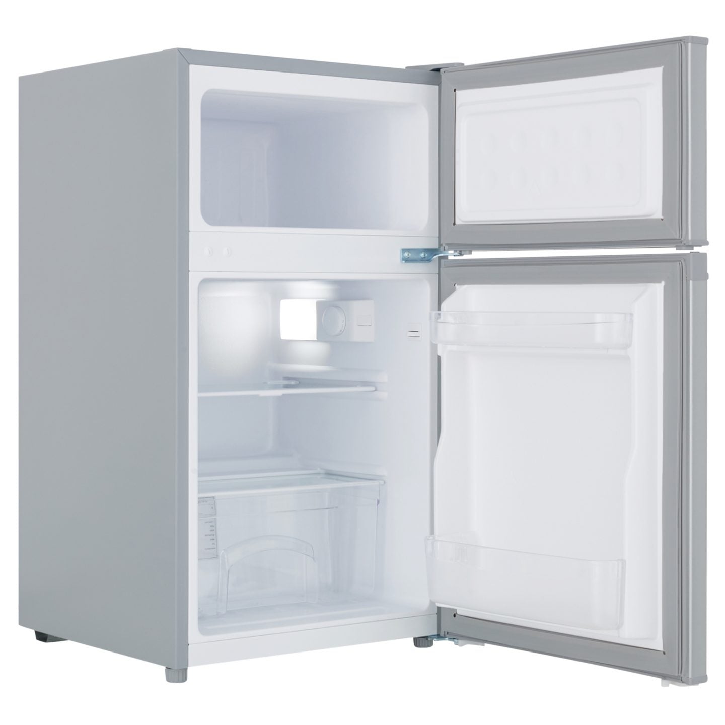 87L Freestanding Under Counter Fridge Freezer 70/30 – Silver