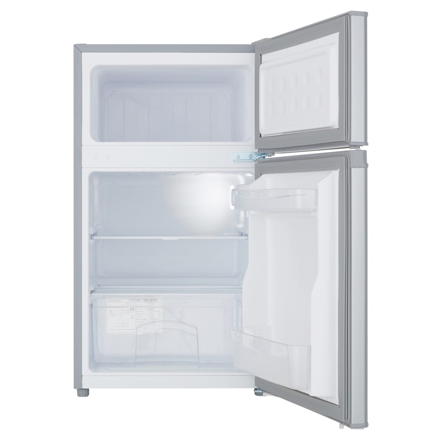 87L Freestanding Under Counter Fridge Freezer 70/30 – Silver