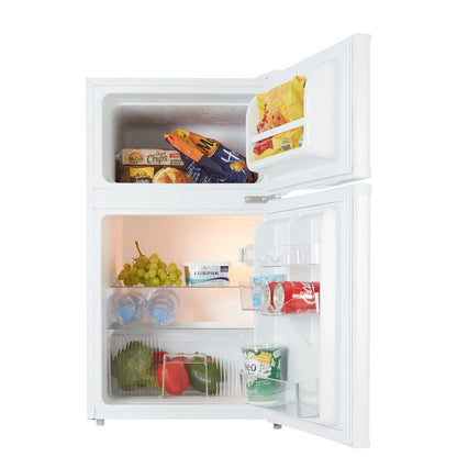87L Freestanding Under Counter Fridge Freezer 70/30 – White