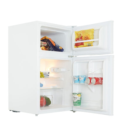 87L Freestanding Under Counter Fridge Freezer 70/30 – White
