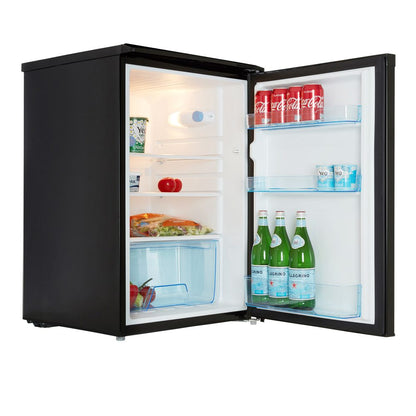 130L Freestanding Under Counter Fridge – Black