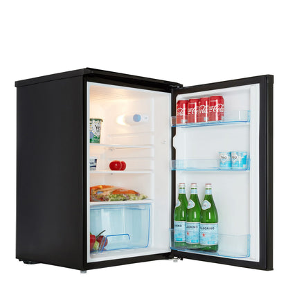 55cm Freestanding Side-by-Side Undercounter Fridge Freezer Pack – Black