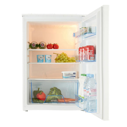 130L Freestanding Under Counter Fridge – White