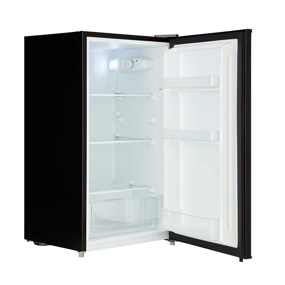 93L Freestanding Under Counter Fridge – Black