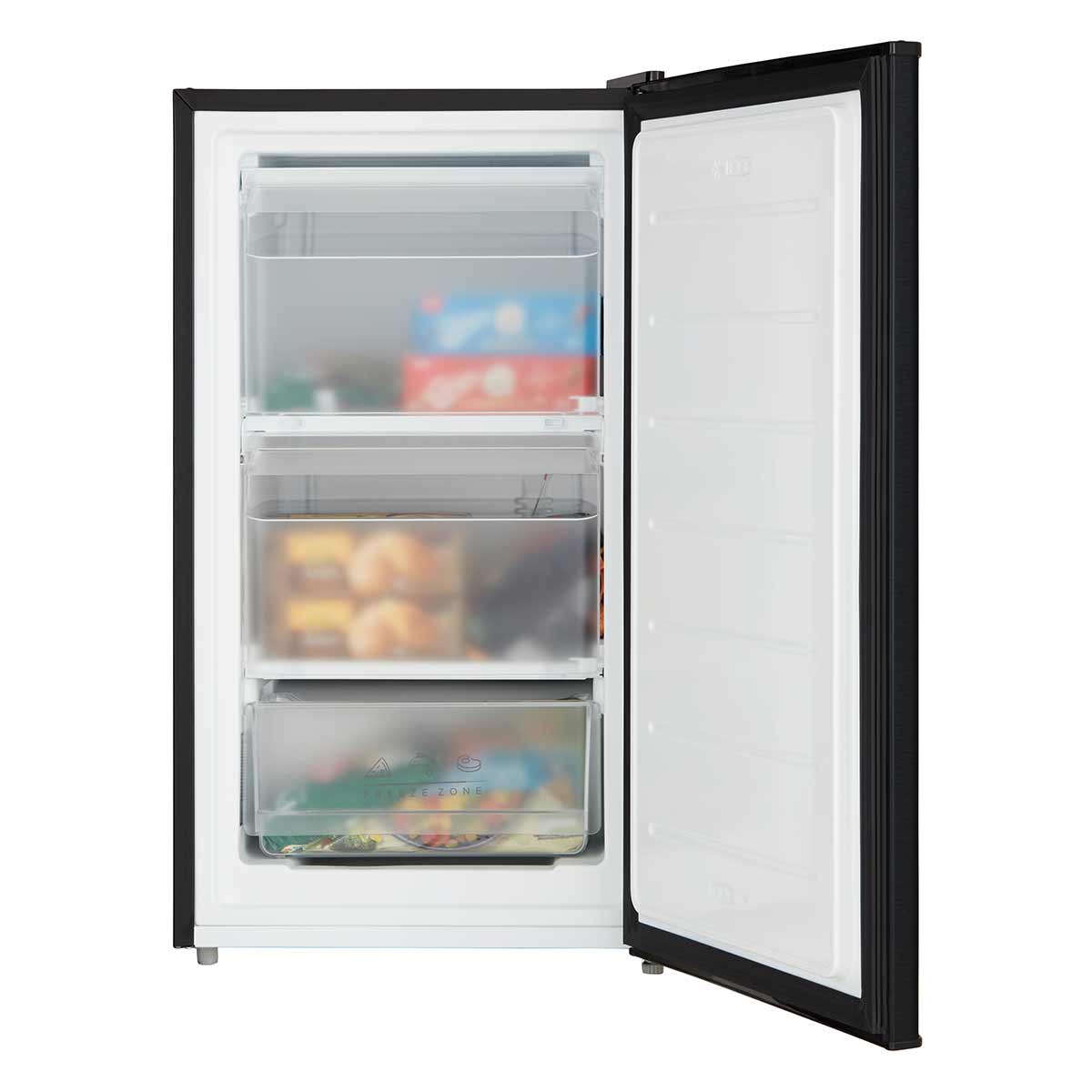60L Freestanding Under Counter Freezer – Black