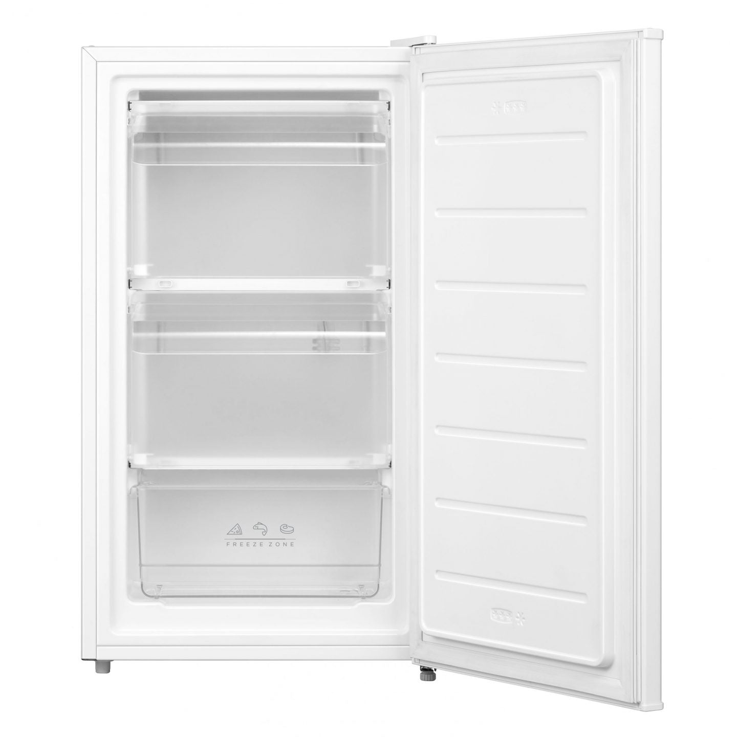 60L Freestanding Under Counter Freezer – White