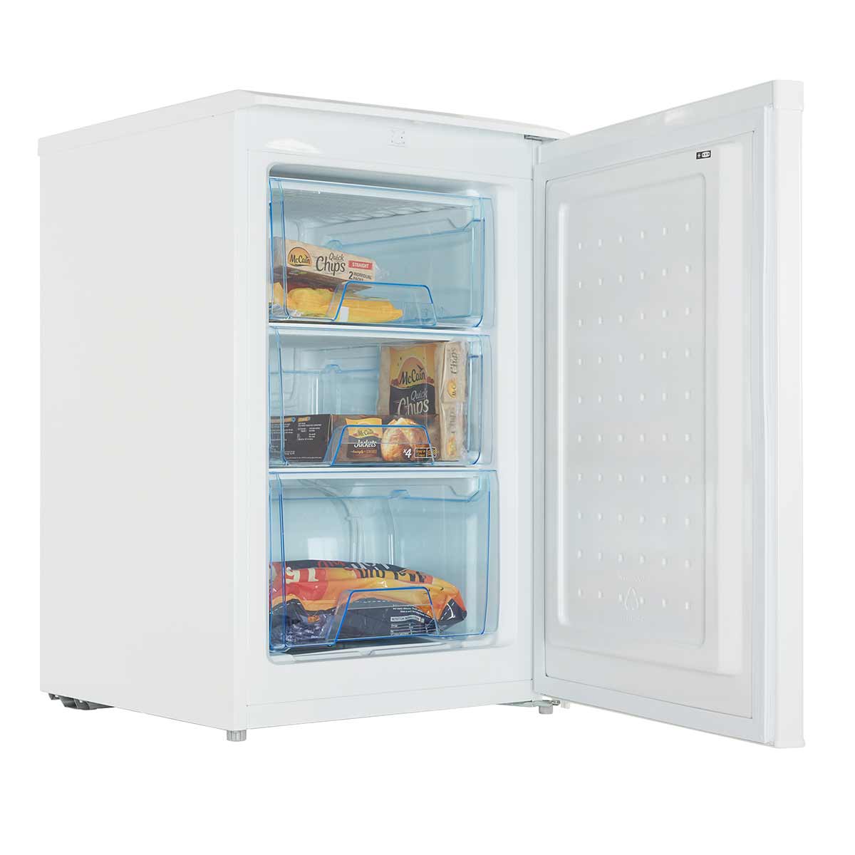 86L Freestanding Under Counter Freezer – White