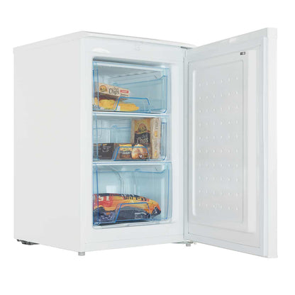 86L Freestanding Under Counter Freezer – White