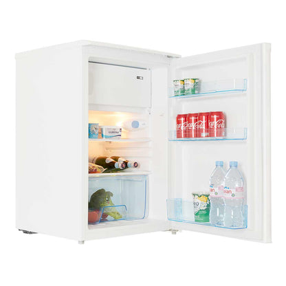 113L Freestanding Under Counter Fridge with Ice Box – White