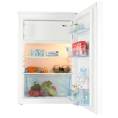 113L Freestanding Under Counter Fridge with Ice Box – White