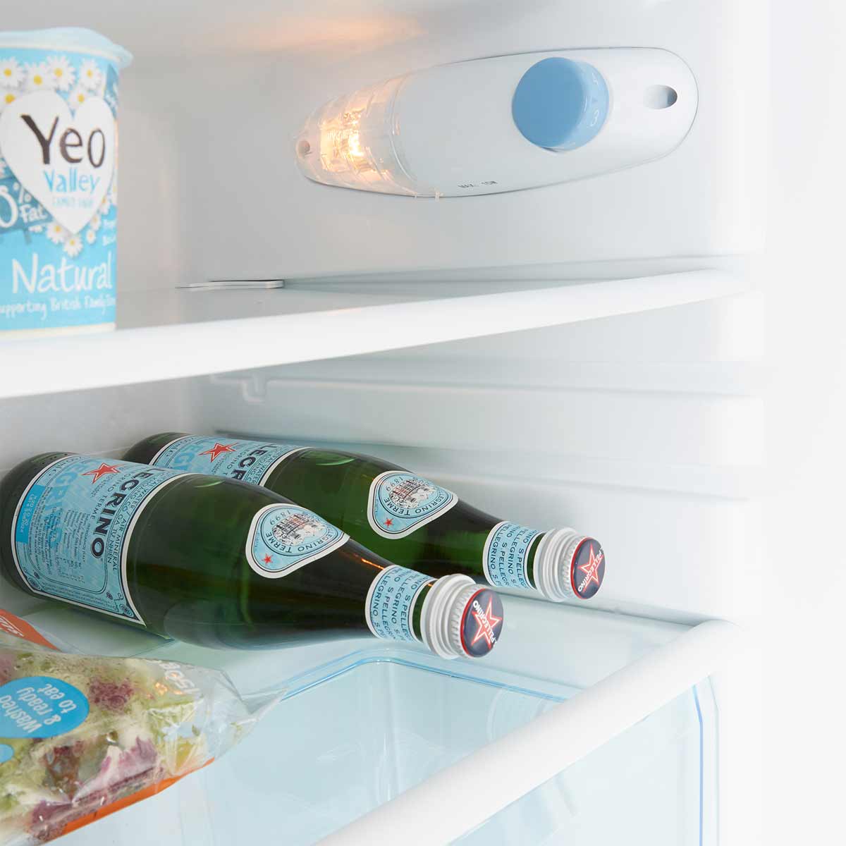 113L Freestanding Under Counter Fridge with Ice Box – White