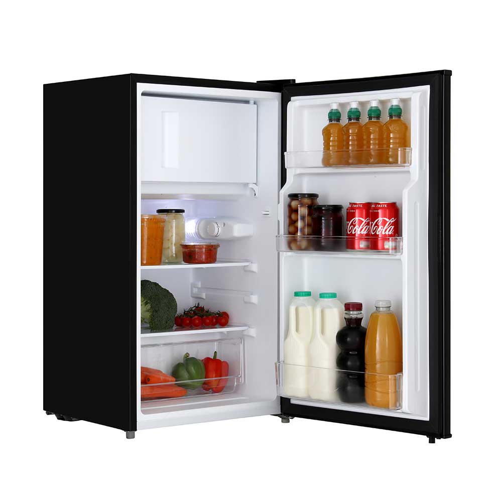 80L Freestanding Under Counter Fridge with Ice Box – Black
