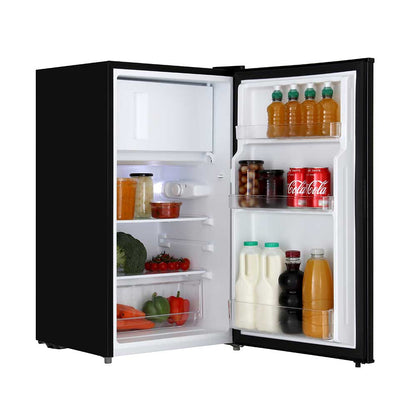 80L Freestanding Under Counter Fridge with Ice Box – Black