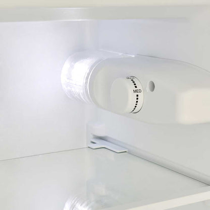80L Freestanding Under Counter Fridge with Ice Box – Black