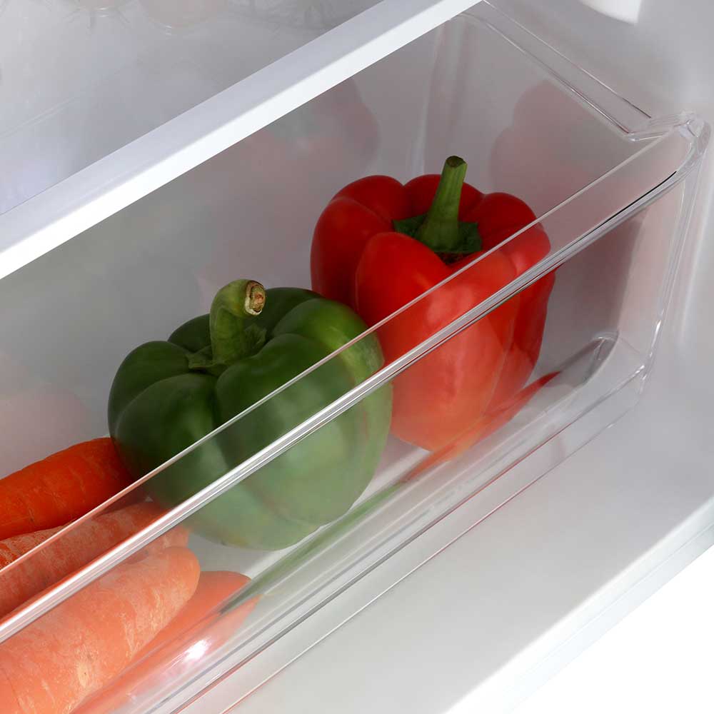 80L Freestanding Under Counter Fridge with Ice Box – Black