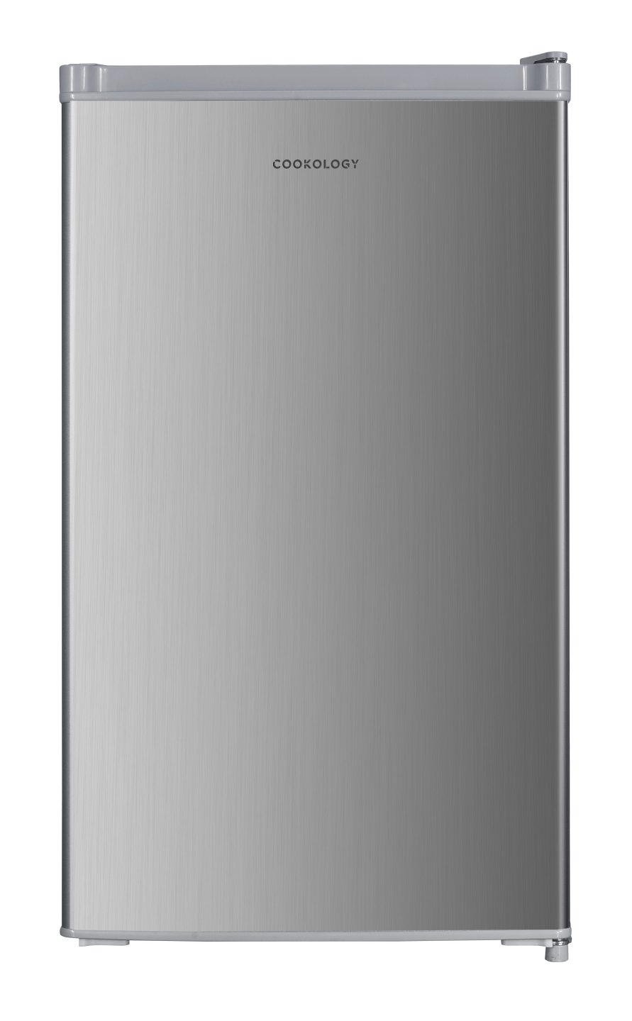 80L Freestanding Under Counter Fridge with Ice Box – Silver