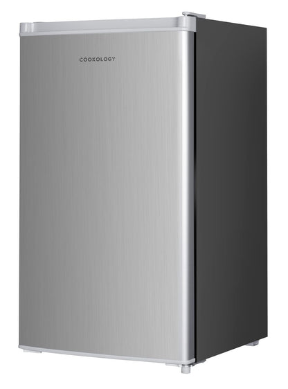 80L Freestanding Under Counter Fridge with Ice Box – Silver