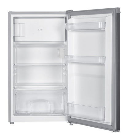 80L Freestanding Under Counter Fridge with Ice Box – Silver