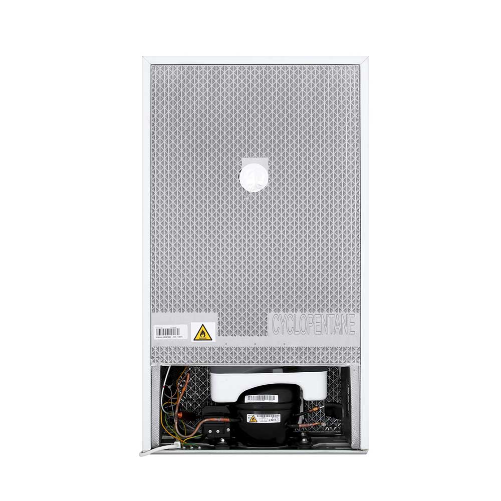 80L Freestanding Under Counter Fridge with Ice Box – White
