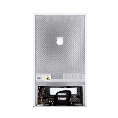 80L Freestanding Under Counter Fridge with Ice Box – White