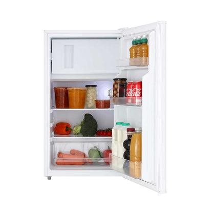 80L Freestanding Under Counter Fridge with Ice Box – White