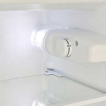 80L Freestanding Under Counter Fridge with Ice Box – Silver