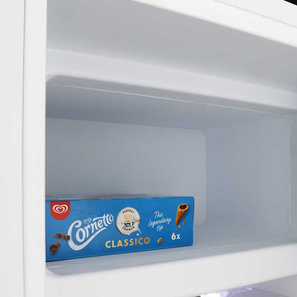 80L Freestanding Under Counter Fridge with Ice Box – White